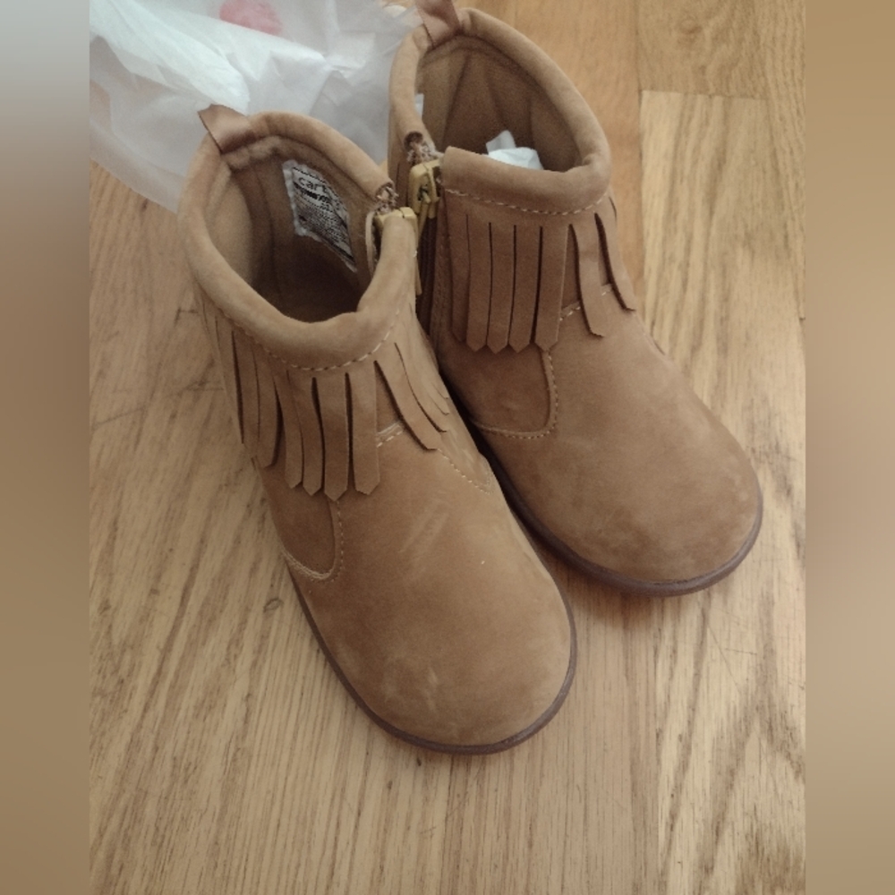 Carter's Brown Fringe Kids Boots